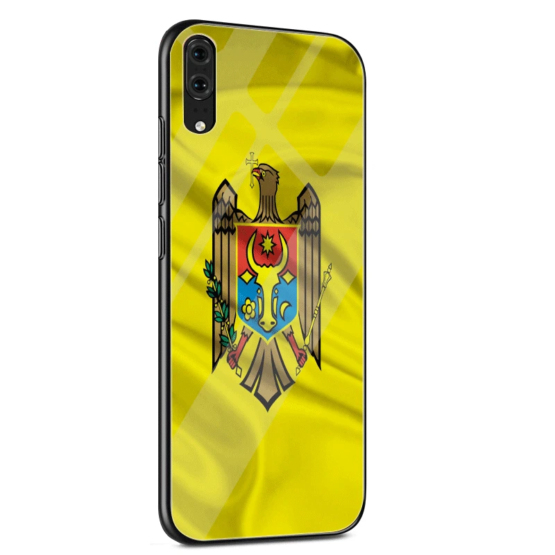 Desxz стеклянный чехол для телефона Huawei Mate Honor 8X 9 10 7A 20 P30 P20 P10 Lite Pro P Smart Cover Флаг