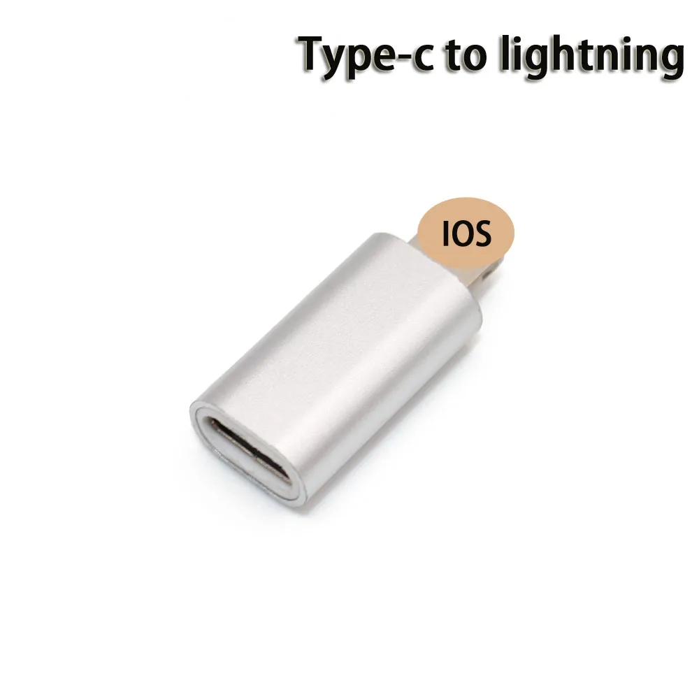 C Mi cro USB мама к type C папа адаптер/тип-c к 8pin для iphone для Letv для Xiaomi mi 5X Oneplus для samsung S8 Plus - Цвет: C