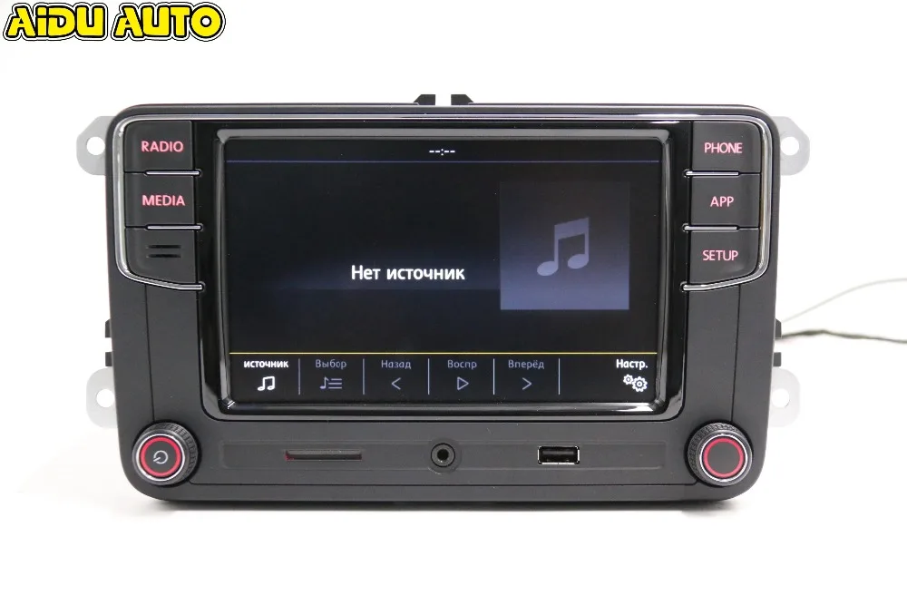 Немецкий Русский Турецкий язык RCD330 Plus CarPlay радио для VW Golf 5 Jetta MK5 MK6 CC Tiguan Passat B6 B7 Polo 6RD035187B