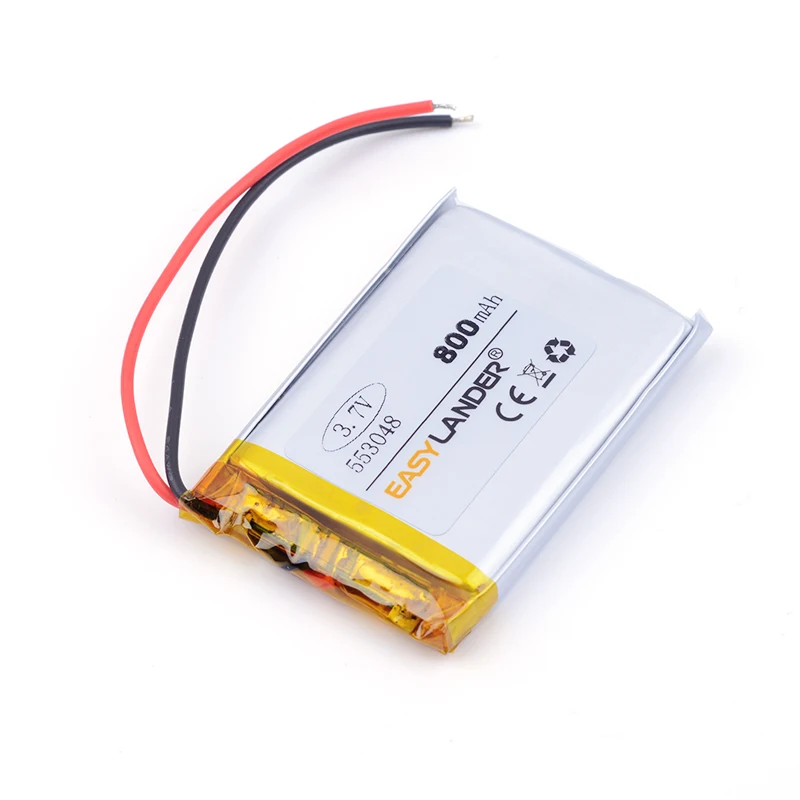 CE ROHS li ion One 553048 3 7 V 800mAh LiPo батарея Замена для телефона MP4 GPS электронная книга Bluetooth