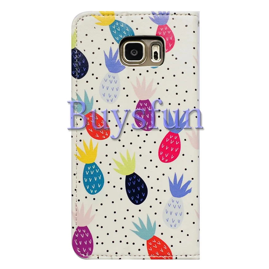 Bcov Colorful Pineapple Dot Leather Wallet Cover Case For Samsung Galaxy S7 103022441 |