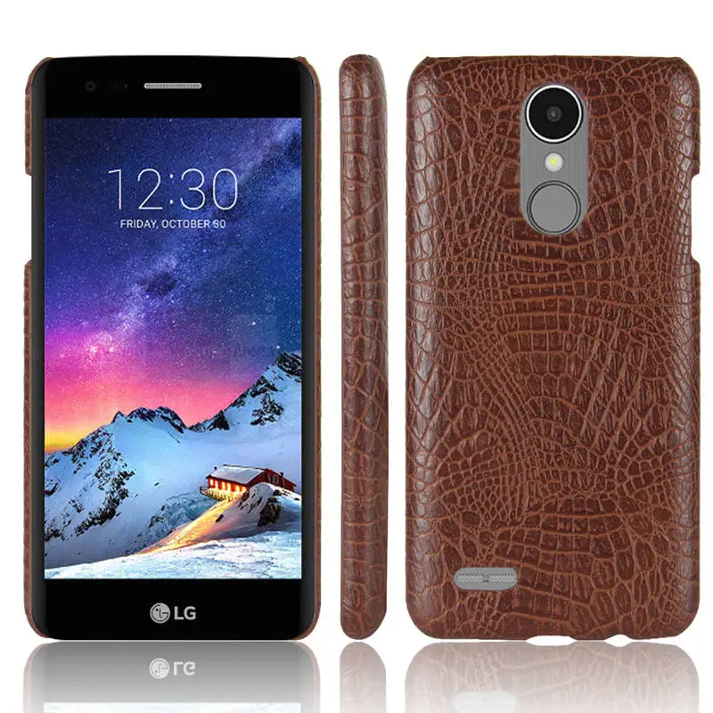 Для LG K8 2017 чехол Обложка 5 0 дюймов на заднюю панель из искусственной кожи для