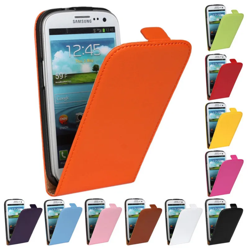 Роскошный чехол из натуральной кожи с откидной крышкой для Samsung Galaxy S3 Neo i9301 i9300i