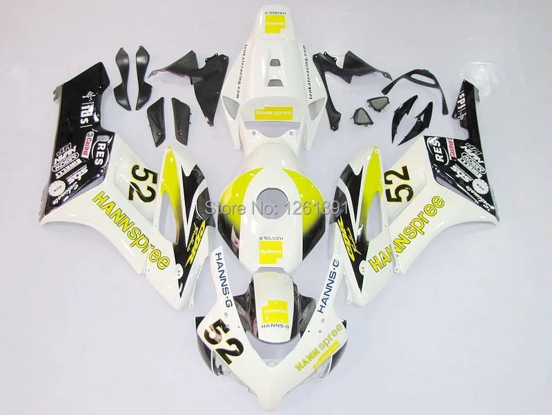 100% комплект обтекателей для HONDA CBR1000 RR 04 05 CBR 1000RR 2004 2005 зеленые черные белые