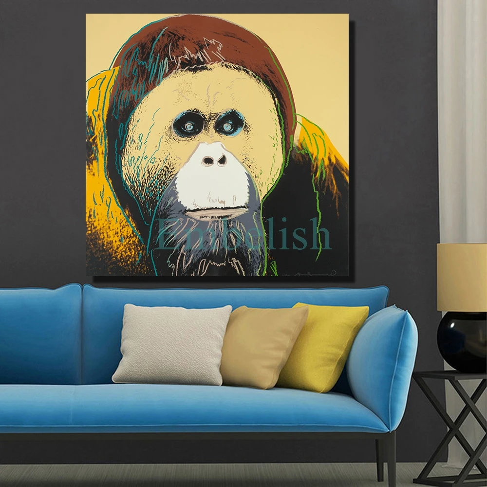 Embelish Hot Lovely Panda By Andy Warhol животные, на стену, изображение для гостиной современные hd-качество для домашнего декора холст картины плакаты