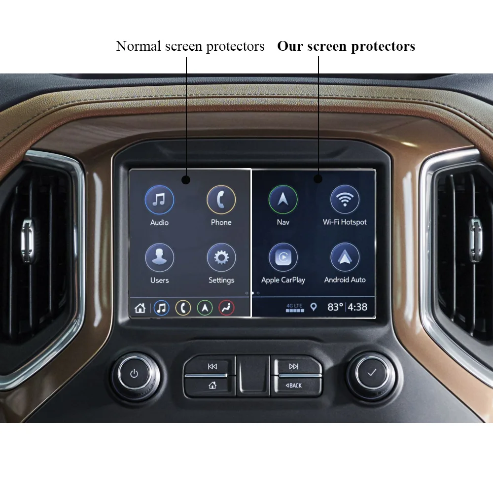 Защитная пленка для навигационного экрана Chevrolet Chevy Silverado 1500 2500HD Колорадо 2015 2019