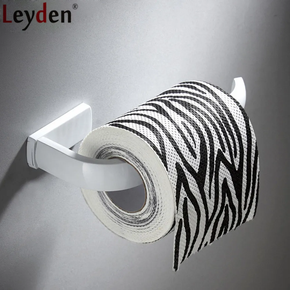 Leyden белый твердый латунный держатель для туалетной бумаги настенный прочный