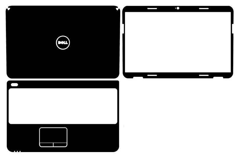 Ноутбук углеродного волокна виниловая кожа Наклейка чехол для DELL inspiron N5010 M5010 15R 15," старая версия