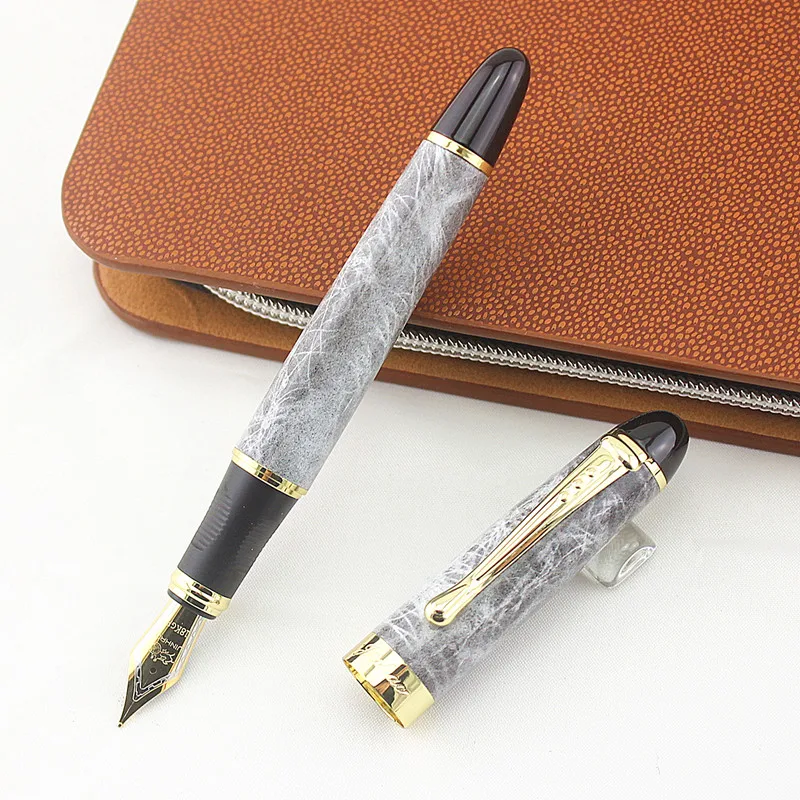 Jinhao X450, роскошные брендовые ручки, канцелярские принадлежности для офиса, школы, авторучка, Китайская Красная Лаковая черная линейная ручка с чернилами, подарочная ручка