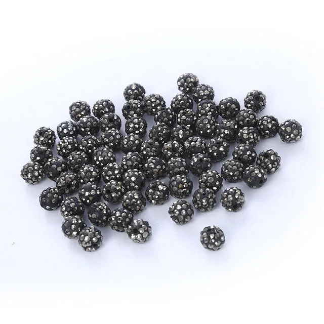 50 шт./лот 10 мм хрустальные бусины диско шар Сделай Сам для изготовления браслетов
