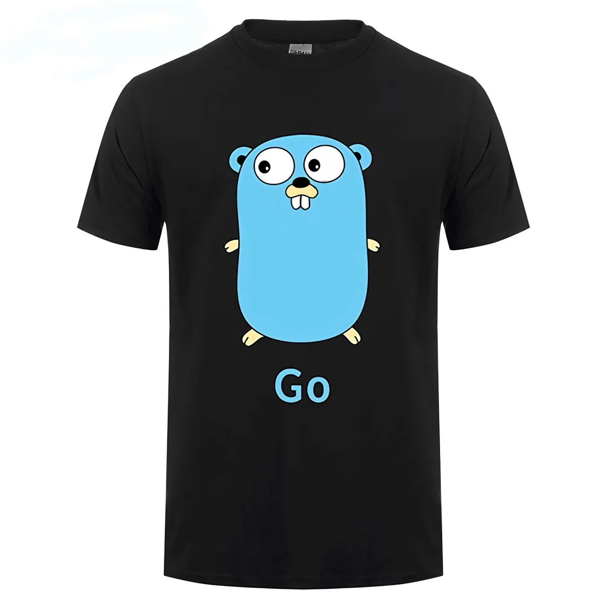 GILDAN Golang gopher Футболка мужская футболка Повседневная хлопковая с круглым вырезом