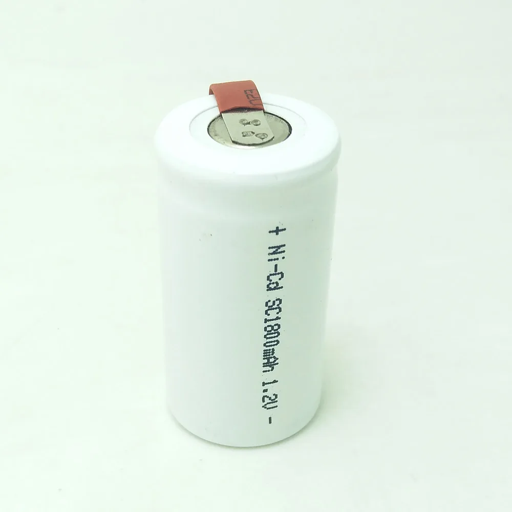 NI CD 1 2 V SC1800mAh аккумуляторная батарея Subc Batteria аккумулятор SC 12 штук в