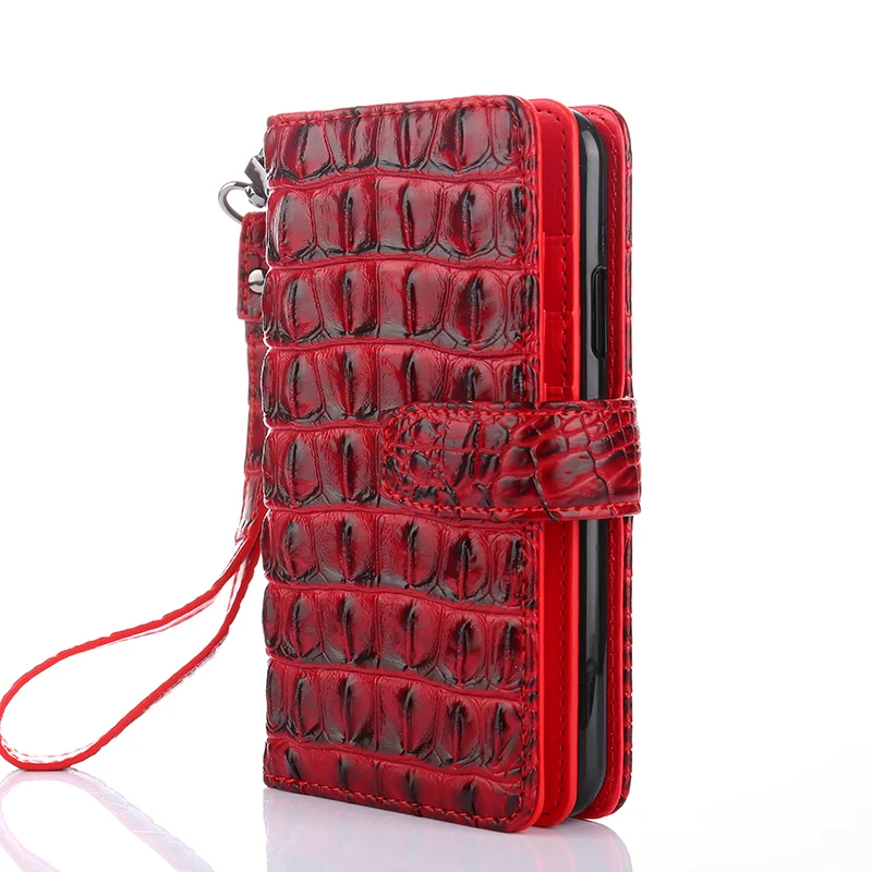 Case For ASUS Zenfone Max Plus ZB570TL Luxury Crocodile Snake Leather Flip Cover Wallet Bag Phone Cases Fundas | Мобильные телефоны