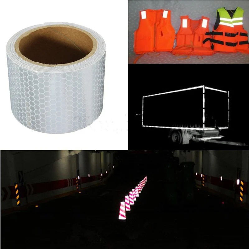 Светоотражающая лента для автостайлинга 2 шт./лот 5x100 см|styling car|car stylingreflective tape car |