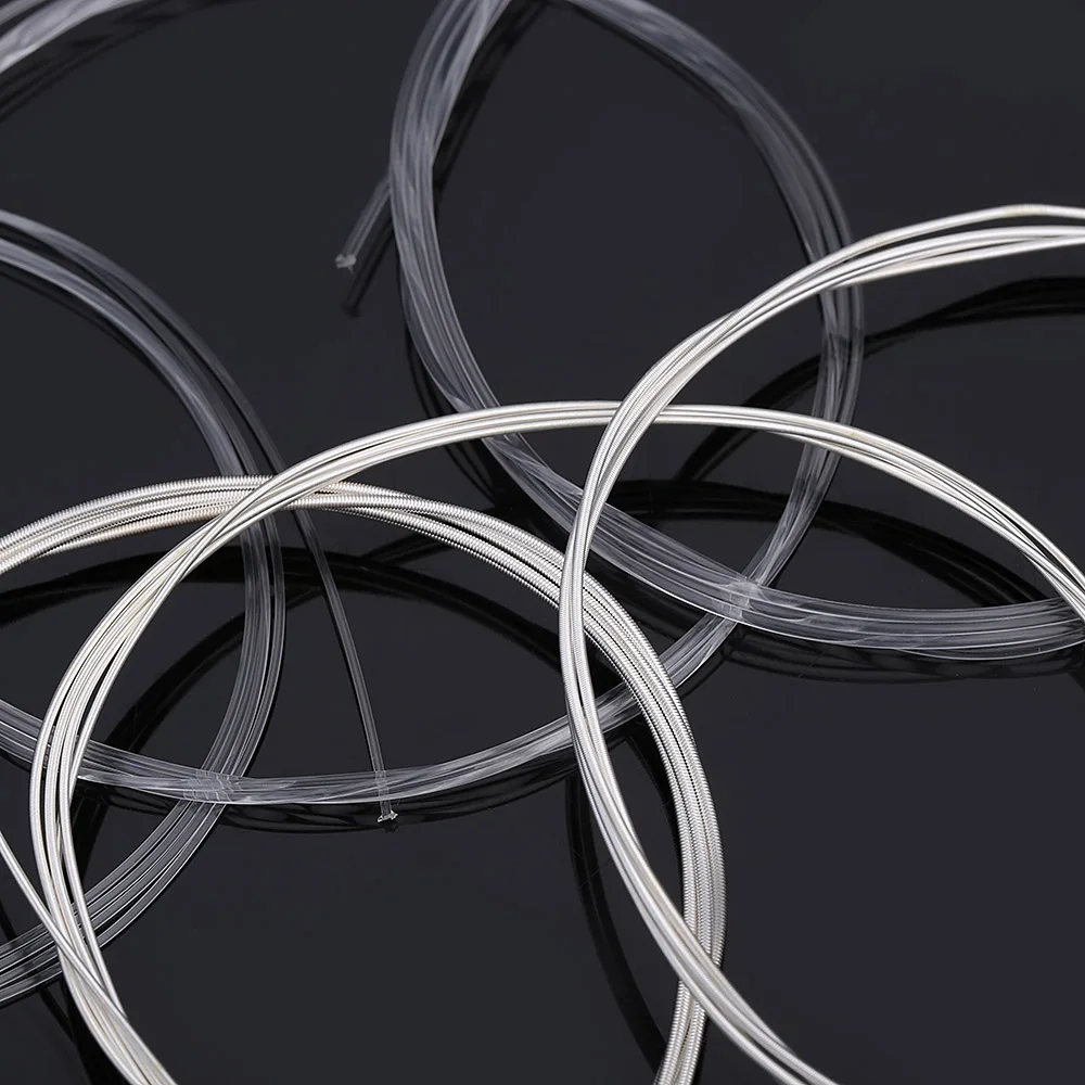 SC12 Six нейлоновая Классические гитарные струны Серебряная струна с металлическим