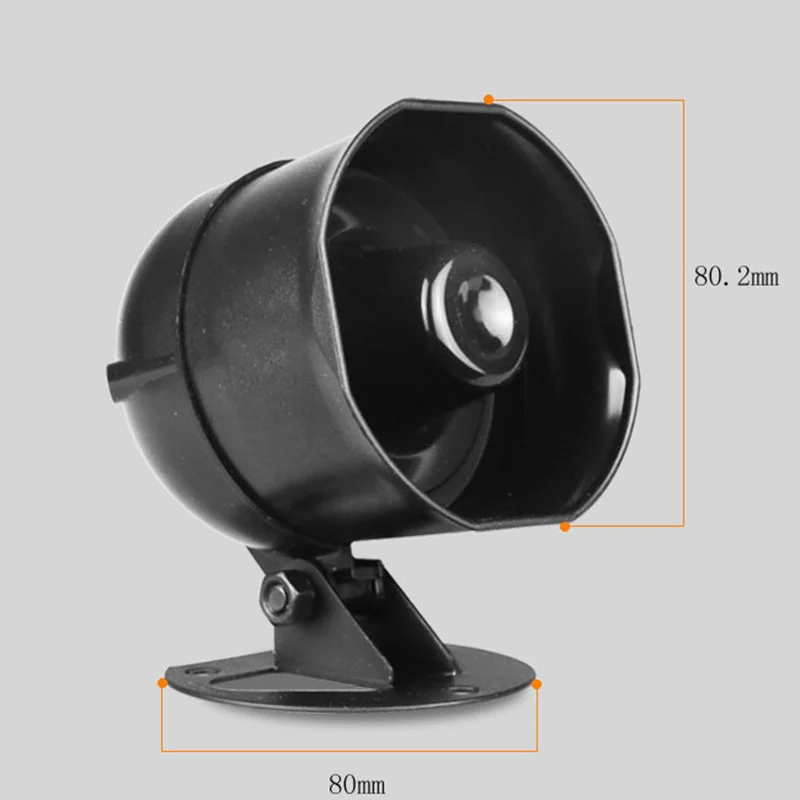 10 Вт маленькая Автомобильная тревога для грузовика внешняя функция управления