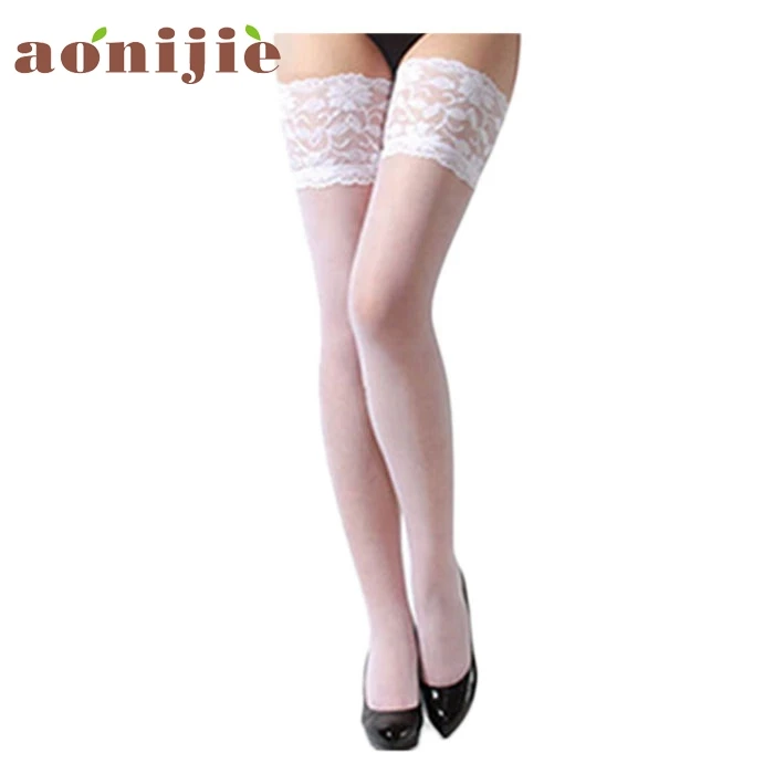 2017 5 цветов женские носки сексуальные летние кружевные прозрачные высокие чулки