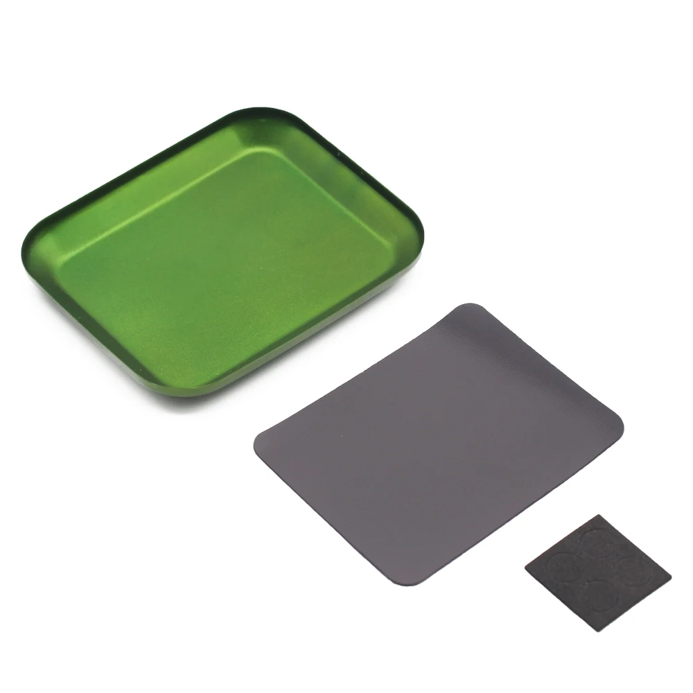 DJX RC модель ремонт Магнитный Лоток для винтов прочный алюминиевый сплав пластины