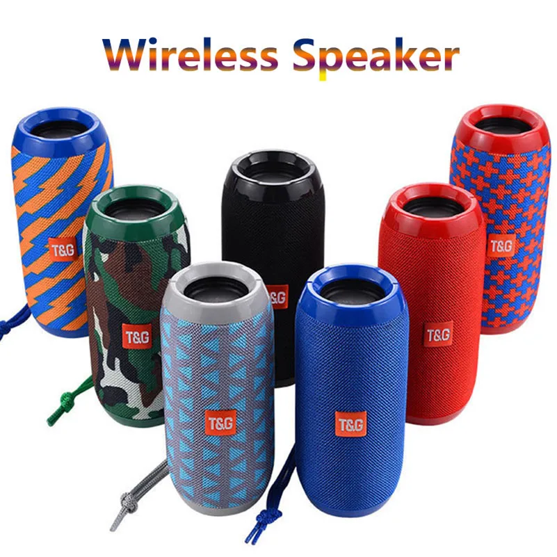 Портативный беспроводной Bluetooth динамик открытый стерео Бас громкий коробка