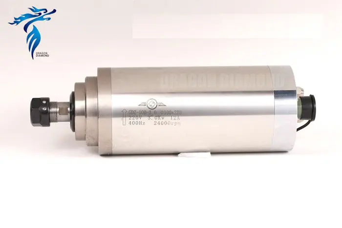 GDZ-105-30 220 V/380 V 3KW ER20 105 мм Диаметр шпинделя двигатель дизельный двигатель с водяным охлаждением шпинделя комплектующие для гравировального станка