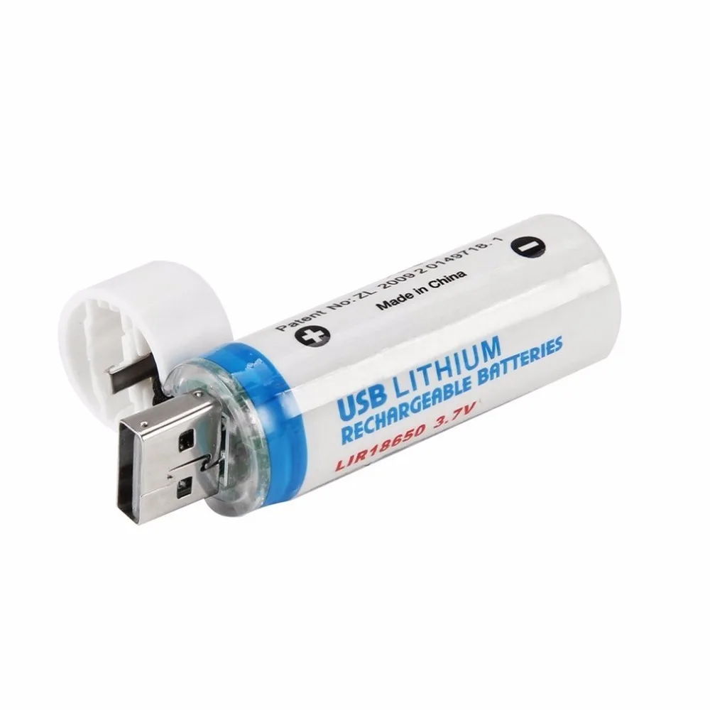 1 шт. Новинка 18650 3 7 В AA емкость 1200/1400 мАч USB литиевая аккумуляторная батарея для