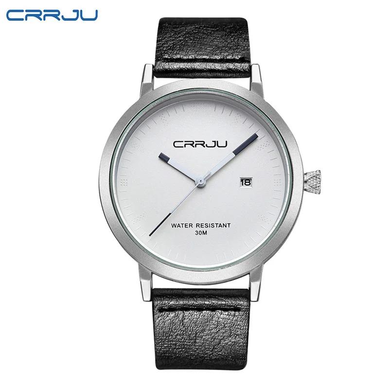 Relogio Masculino бренд CRRJU спортивные наручные часы Мужские водонепроницаемые мужские