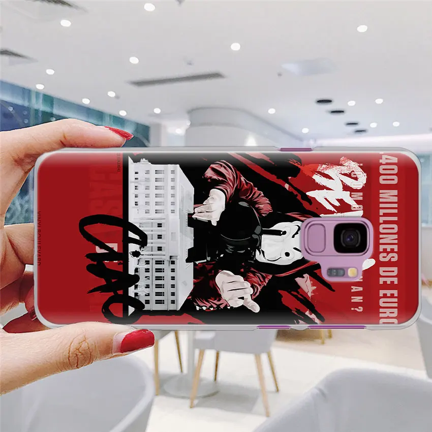 

La Casa de papel Phone Case for Samsung Galaxy S10e S10 S20+ S20 Ultra S7 S8 S9 Plus Note 8 9 10 Plus 5G Hard Case Coque