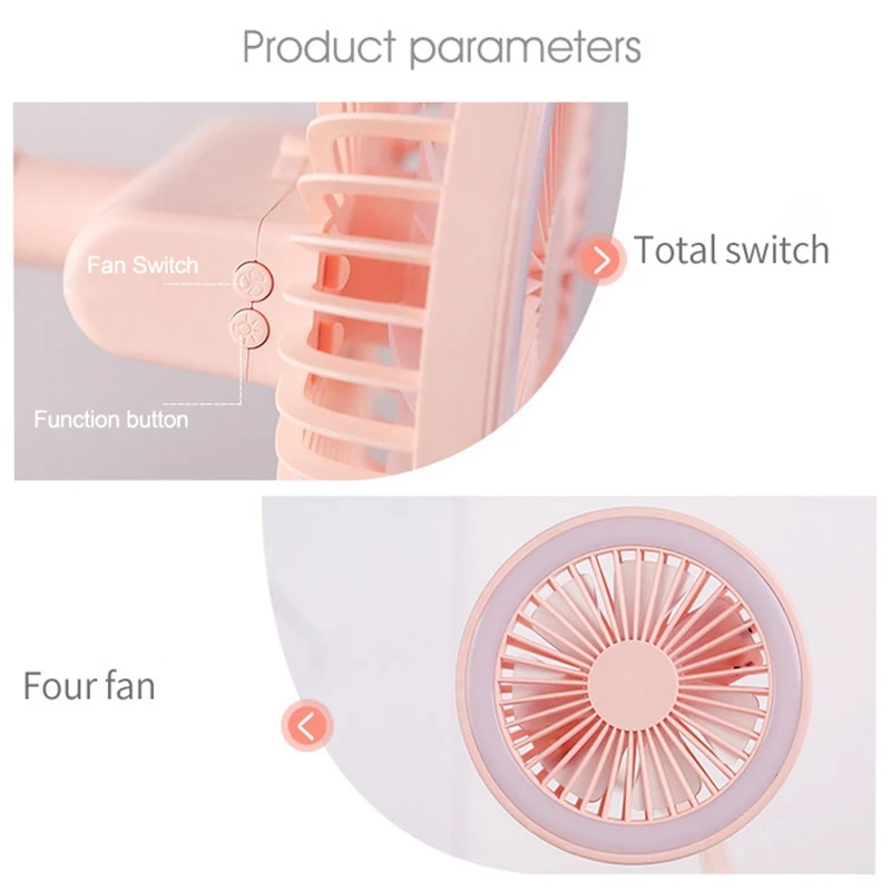 Мини-вентилятор Удобный маленький настольный USB Охлаждающий вентилятор для