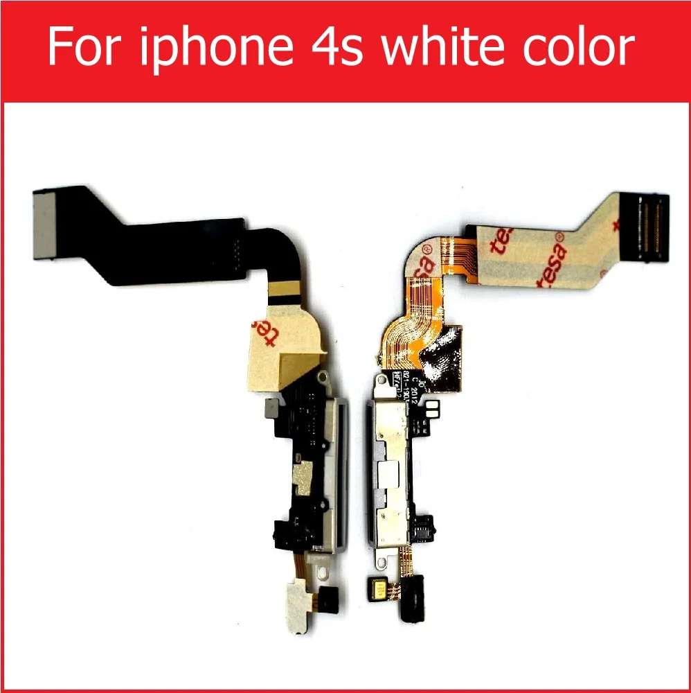 USB зарядное устройство док-порт гибкий кабель для iPhone 4 4s 5 5s 5C SE аудио разъем и