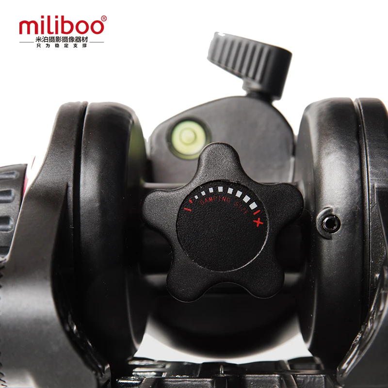 Miliboo MYT803 Улучшенный Регулируемый амортизирующий DSLR алюминиевый штатив для