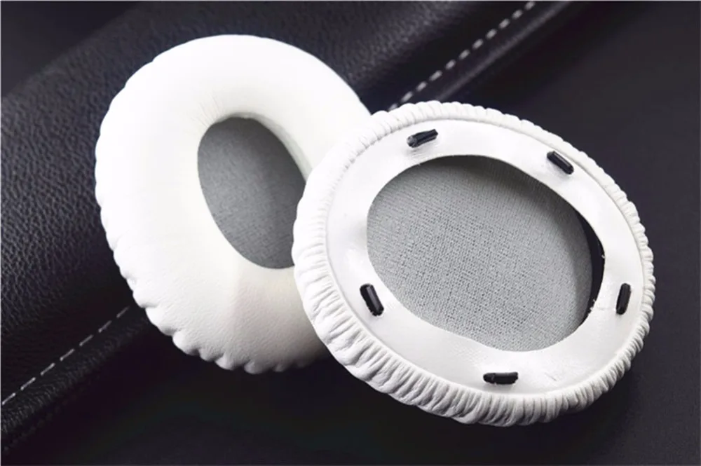 1 пара Белый Запасные подушечки для наушников Подушка амбушюры пенные Ушные