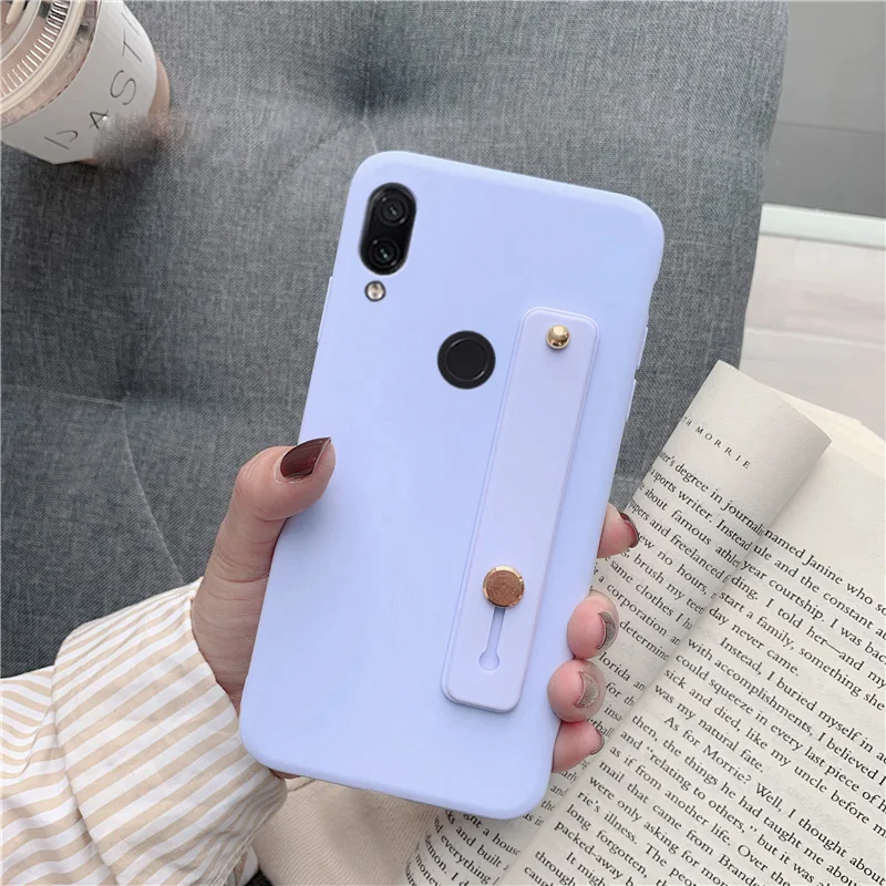 Силиконовый чехол с ремешком на руку для huawei p30 p20 lite pro p8 p9 p10 p smart plus, держатель с подставкой, мягкий чехол