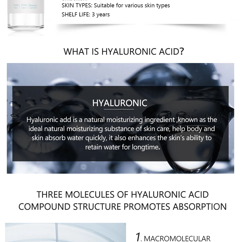 MIXDAIR Сыворотка для лица с гиалуроновой кислотой 24K Золотая эссенция витамин Е с коллагеновая эссенция увлажняющая маска для ухода за кожей лица