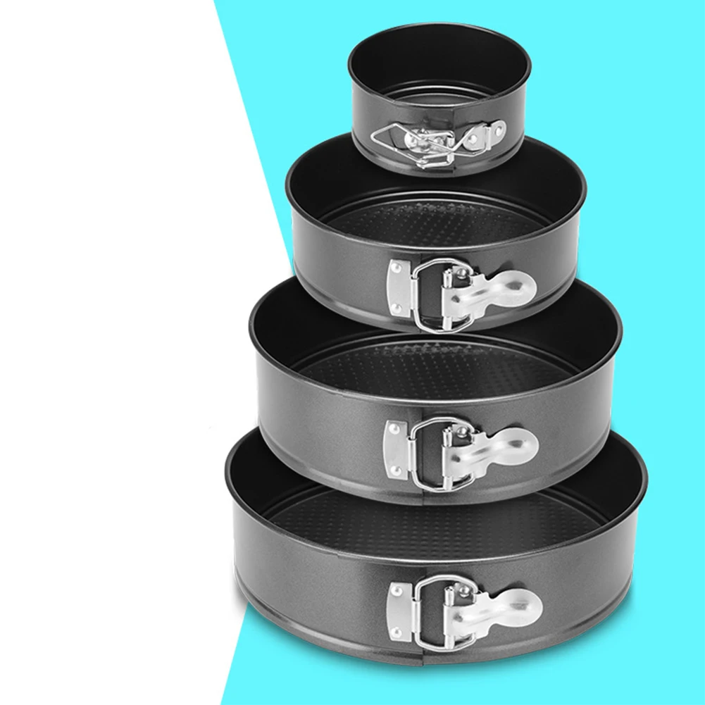 4 стиля круглый набор олова для торта антипригарная пружинная форма свободная