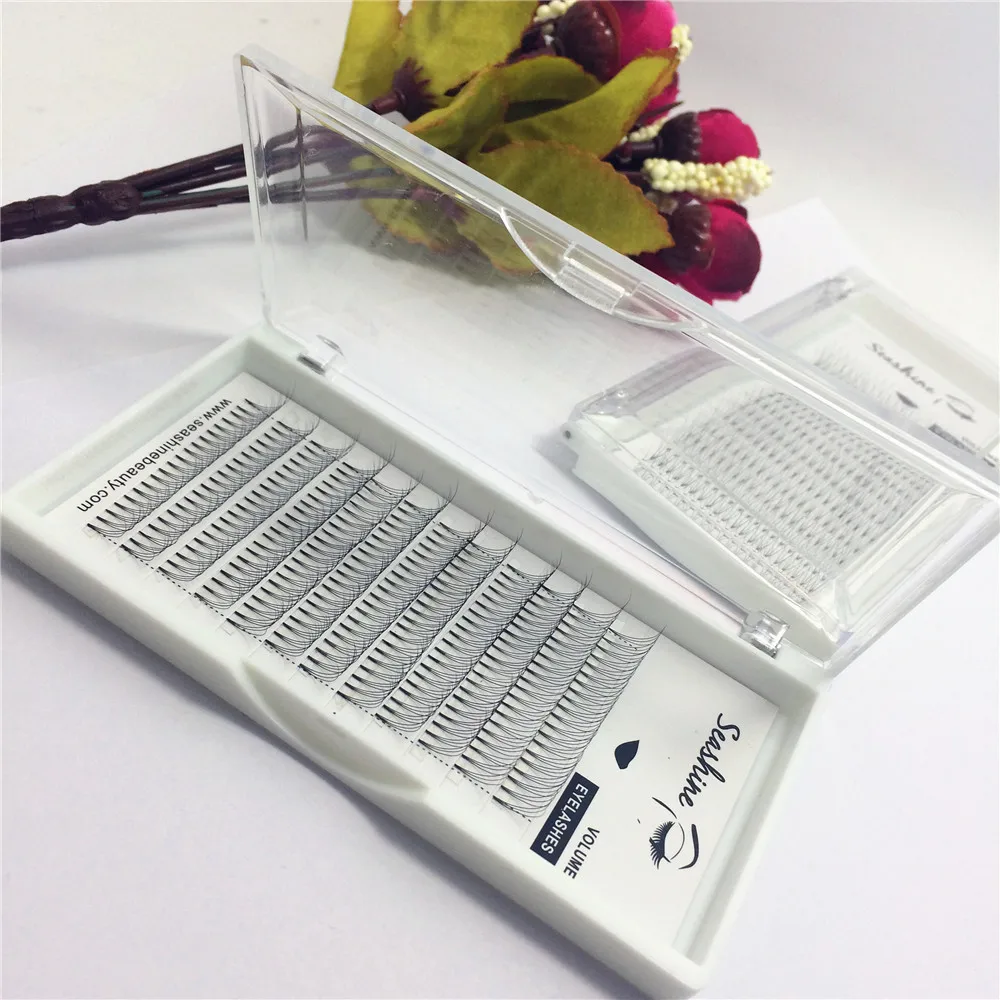 Предварительно сделанные объемные ресницы 3D корни фен для придания объема Seashine