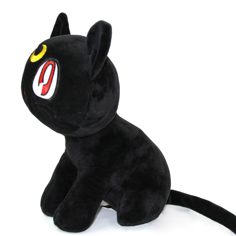 30 см Сэйлор Мун Луна Черный японского аниме плюшевая набивная Игрушки для