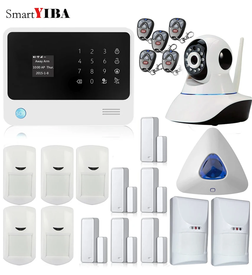SmartYIBA G90B Plus Wi Fi GPRS сигнализация GSM автоматическая система охранной сигнализации