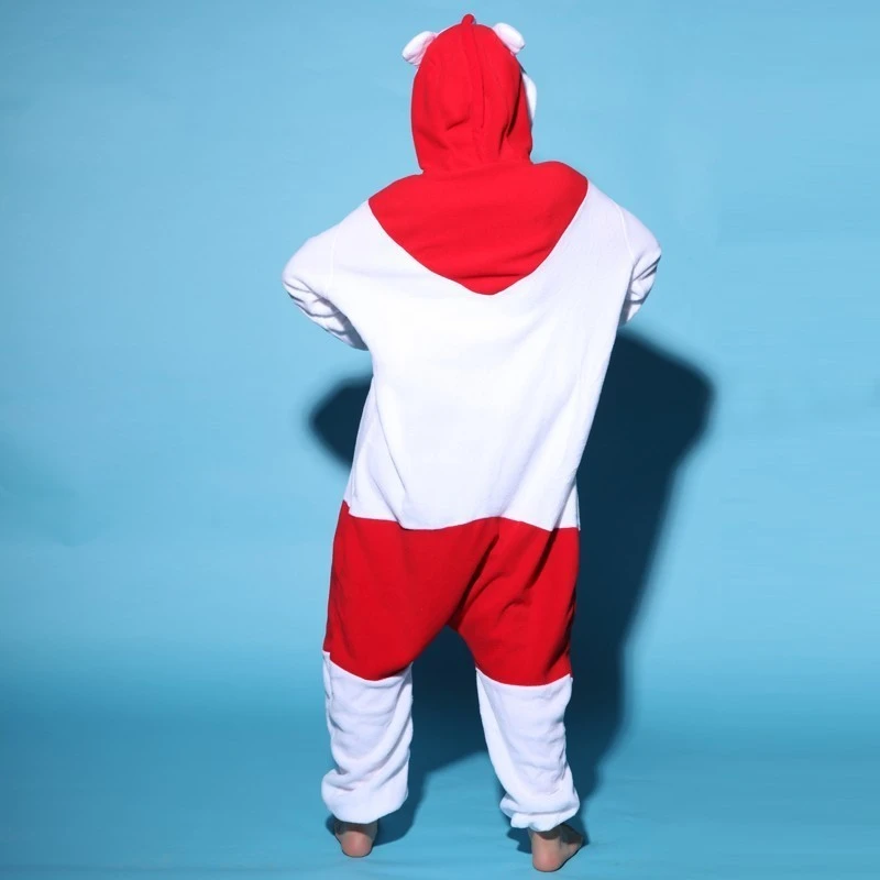 Ultraman косплей одежда пижамы флис взрослые Милые ultraman комбинезон Голова Животного