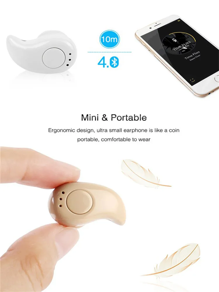 IBESI Мини Bluetooth наушники, беспроводная гарнитура, наушники, беспроводные наушники с микрофоном для iPhone