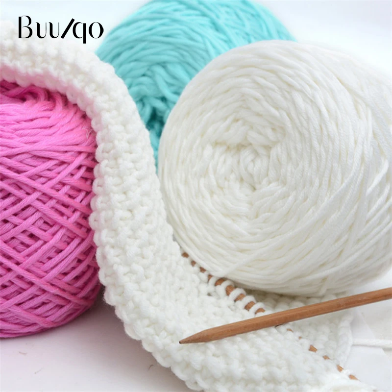 Buulqo г/шт. 200 DIY хлопок Трикотажная Пряжа мягкая теплая Детская для шарфа шляпа