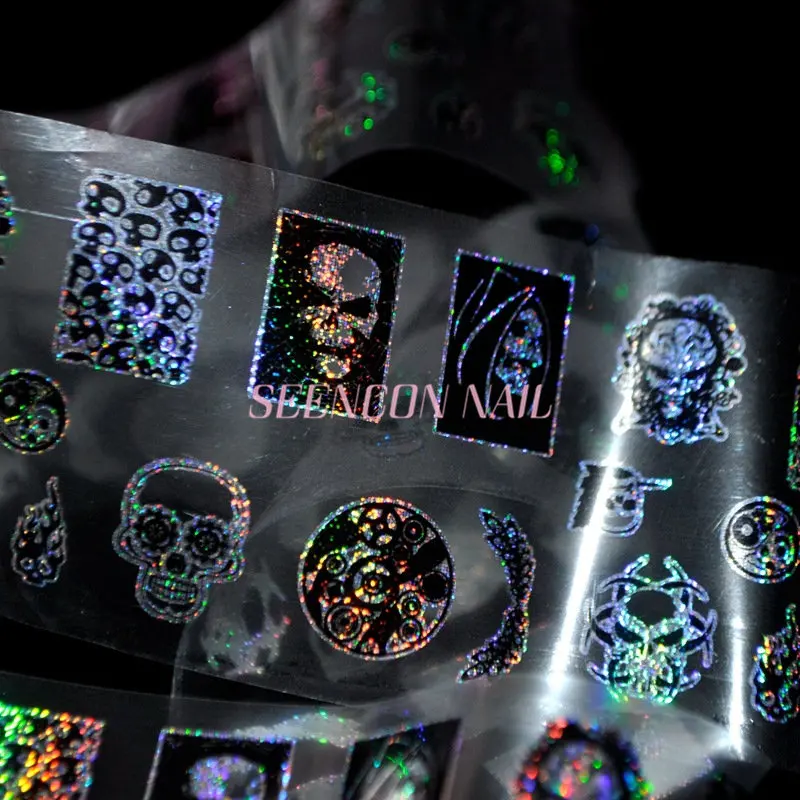 5 шт. 3D наклейки для ногтей в стиле панк|nail art decals|transfer foildesigner nail stickers |