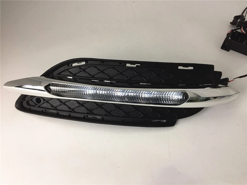Автомобильный мигающий для Mercedes Benz B200 W246 B180 2011 светодиодный DRL Дневной ходовой светильник Дневной светильник водонепроницаемый противотуманный фонарь