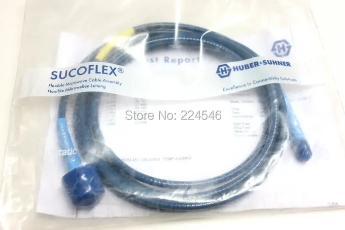 Новый радиочастотный Тестовый Кабель SUCOFLEX 100 104PE 2 5 M HU BER + SUHNER SMA|cable male|male cablecable male to