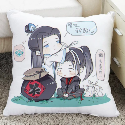E Grandmaster демонического культивирования Wei Wuxian Lan wangji BL Yaoi Наволочка Чехол для подушки косплей подарок кровать/диван/автомобиль Декор - Цвет: E