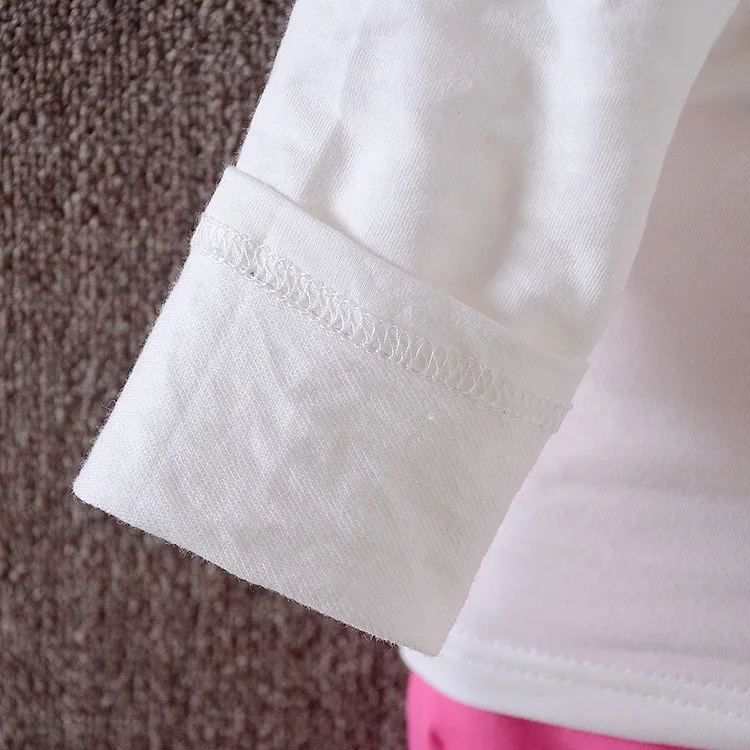 Спортивный костюм для маленьких девочек 3 предмета хлопковая толстовка + топ