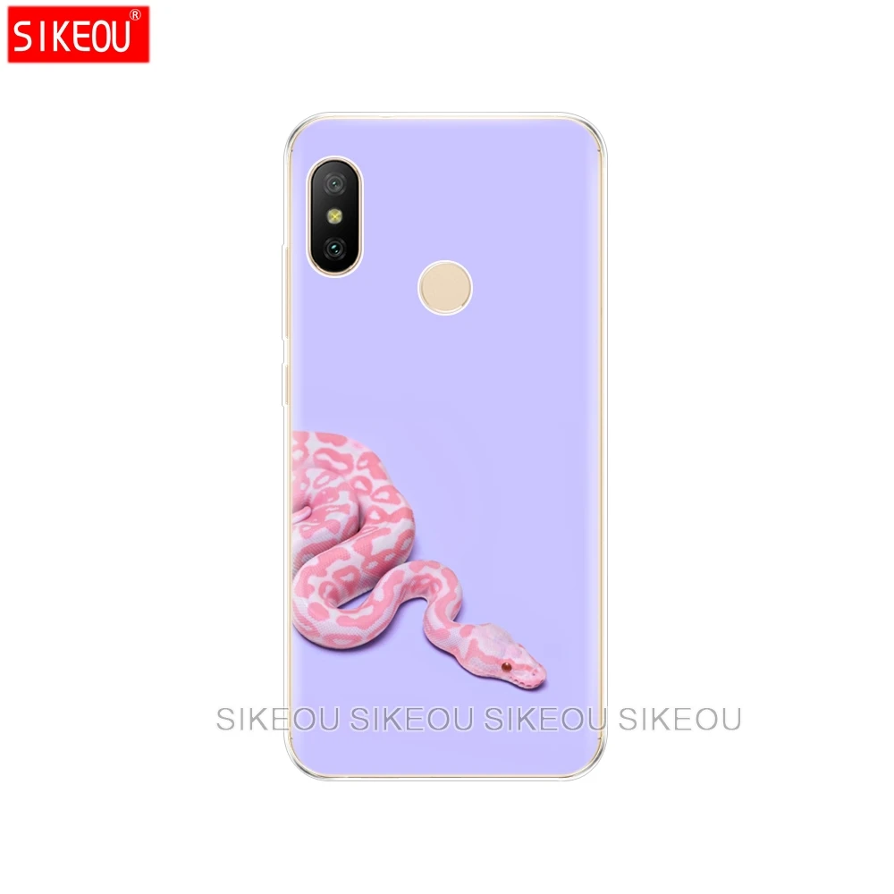 33814 Силиконовый чехол для Xiaomi mi A2 LITE, чехол, полная защита, мягкий ТПУ, задняя крышка, чехол для телефона, для Xio mi A2 LITE, бампер, Coque fox - Цвет: 33814