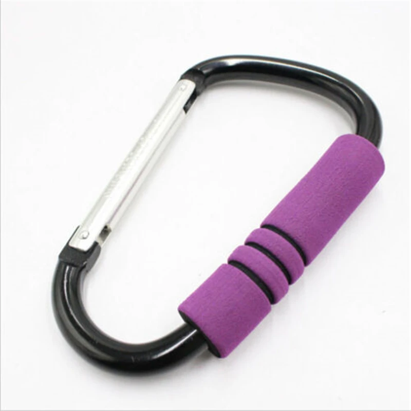 Новая коляска крючок для хозяйственной сумки карабин большой D Кольцо Багги