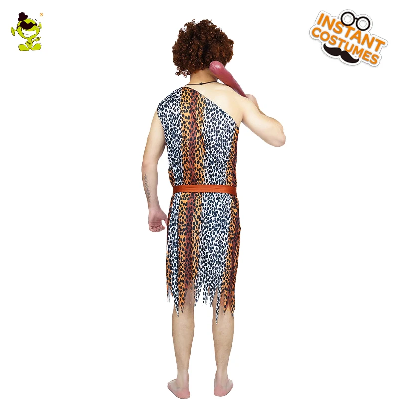 

Adult Men's Caveman Costume Cosplay Tranitional Caveman Clothes Carnival Party Role Play Caveman Costumes