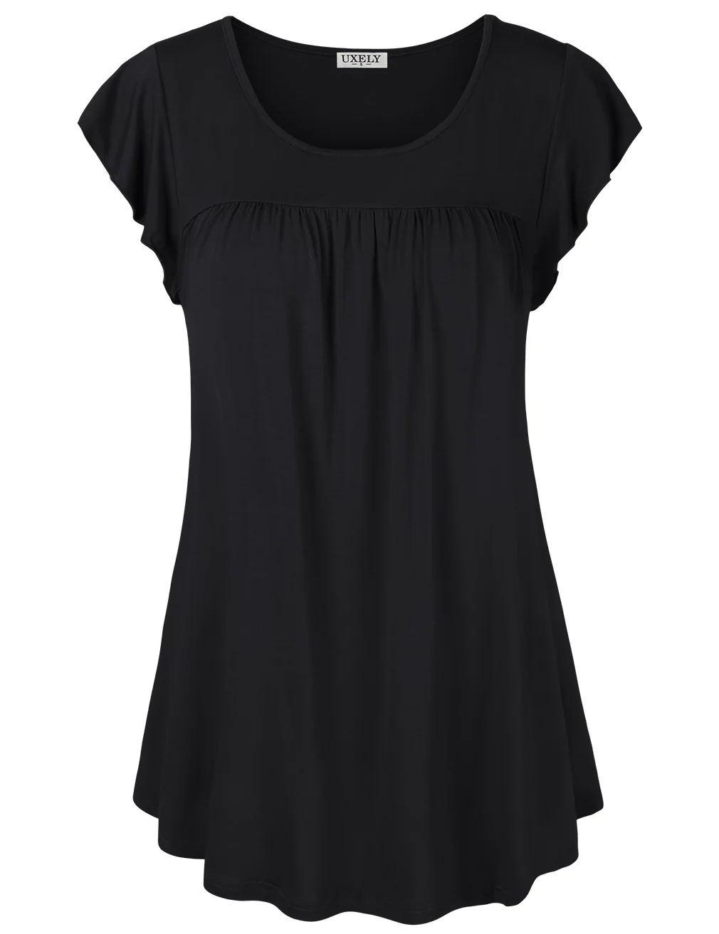 Летняя новая повседневная однотонная модная женская футболка с круглым