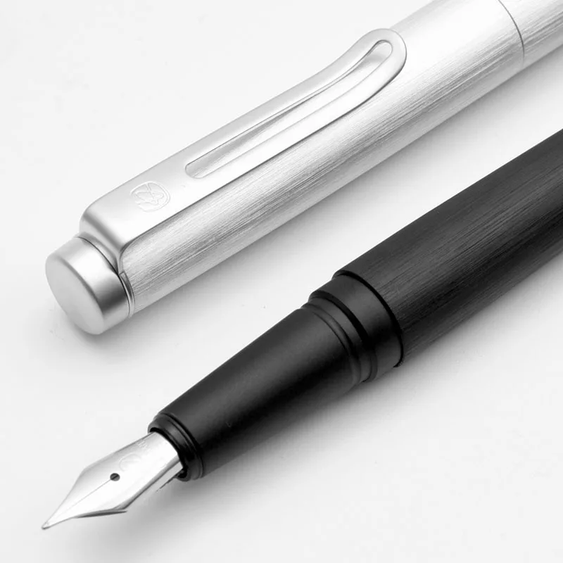 Xiaomi Mijia KACO ANGLE Series серебристый/черный/перьевая ручка золотого цвета с оригинальным чехол 0,38 мм перо из иридия металлическая чернильная ручка для письма